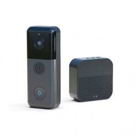 Tuya 2K/QHD Wire-free Battery Smart Video Doorbell H.265 Camera with PIR motion sensor 10000mAH battery Hi3518EV300
