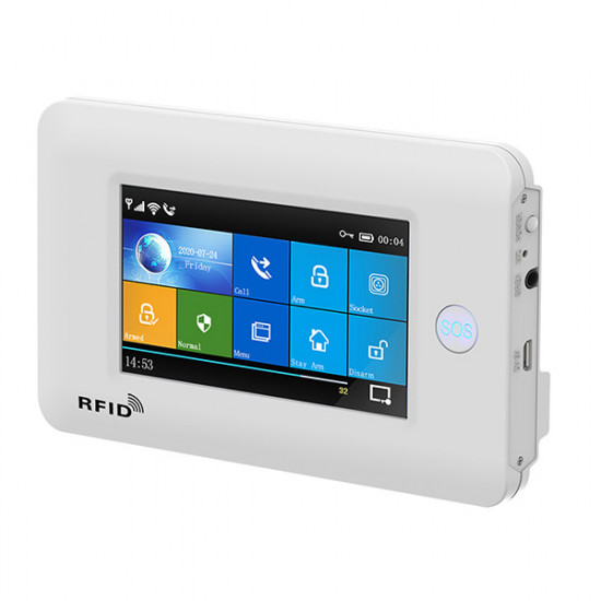 Tuya Wireless Intrusion Alarm Monitoring Security System w RFID 4G LTE/GSM