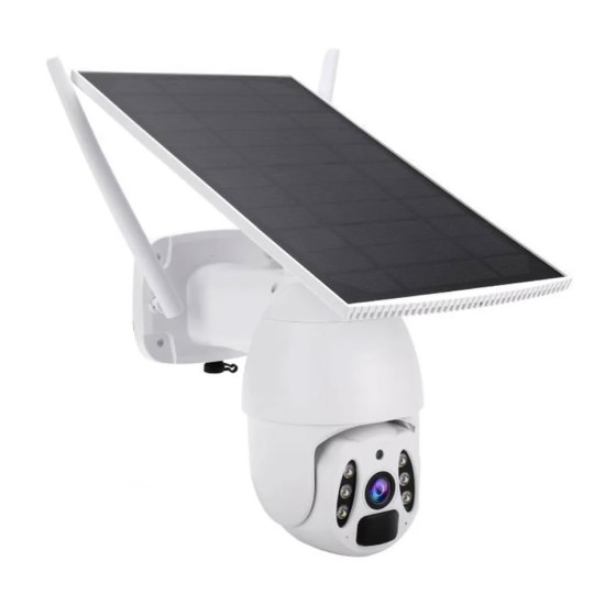 3-Megapixel Outdoor Solar Panel Powered Wireless PTZ Security Camera with Battery SQW-2/Q6