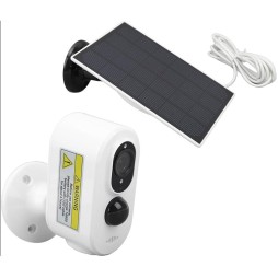 Solar Security Wireless Wi-Fi Camera 3-Megapixel Outdoor Day Night Surveillance
