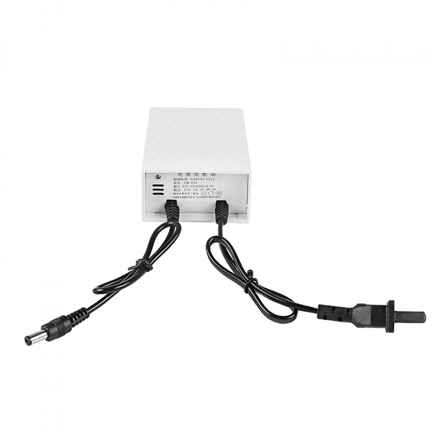 Waterproof Outdoor 12V 2A Camera Power Supply AC/DC Adapter