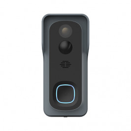 Tuya outdoor IP65 waterproof 1080p smart video doorbell w PIR motion sensor 6700mAH battery wireless chime