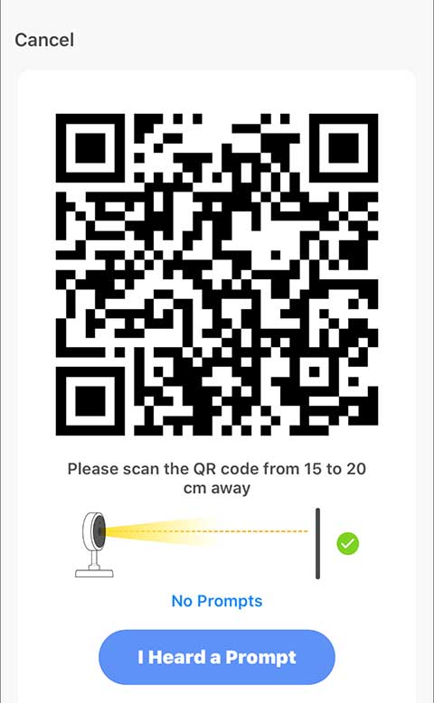 QR code to establish Wi-Fi connection