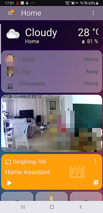 Watch live stream of smart doorbell on Home Assistant